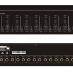 T-6240 8 Channel Pre-Amplifier (Each Input Has Treble and Bass Control)