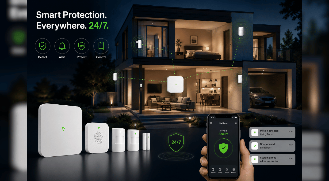 Discover how smart security systems protect your home 24/7 with real-time alerts, smart CCTV, sensors, and automation in Sri Lanka.