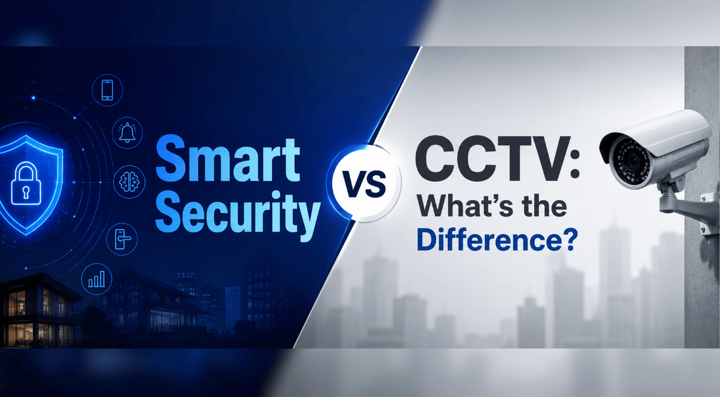 Learn the difference between smart security and CCTV systems in Sri Lanka, including alerts, automation, remote access, and home protection.